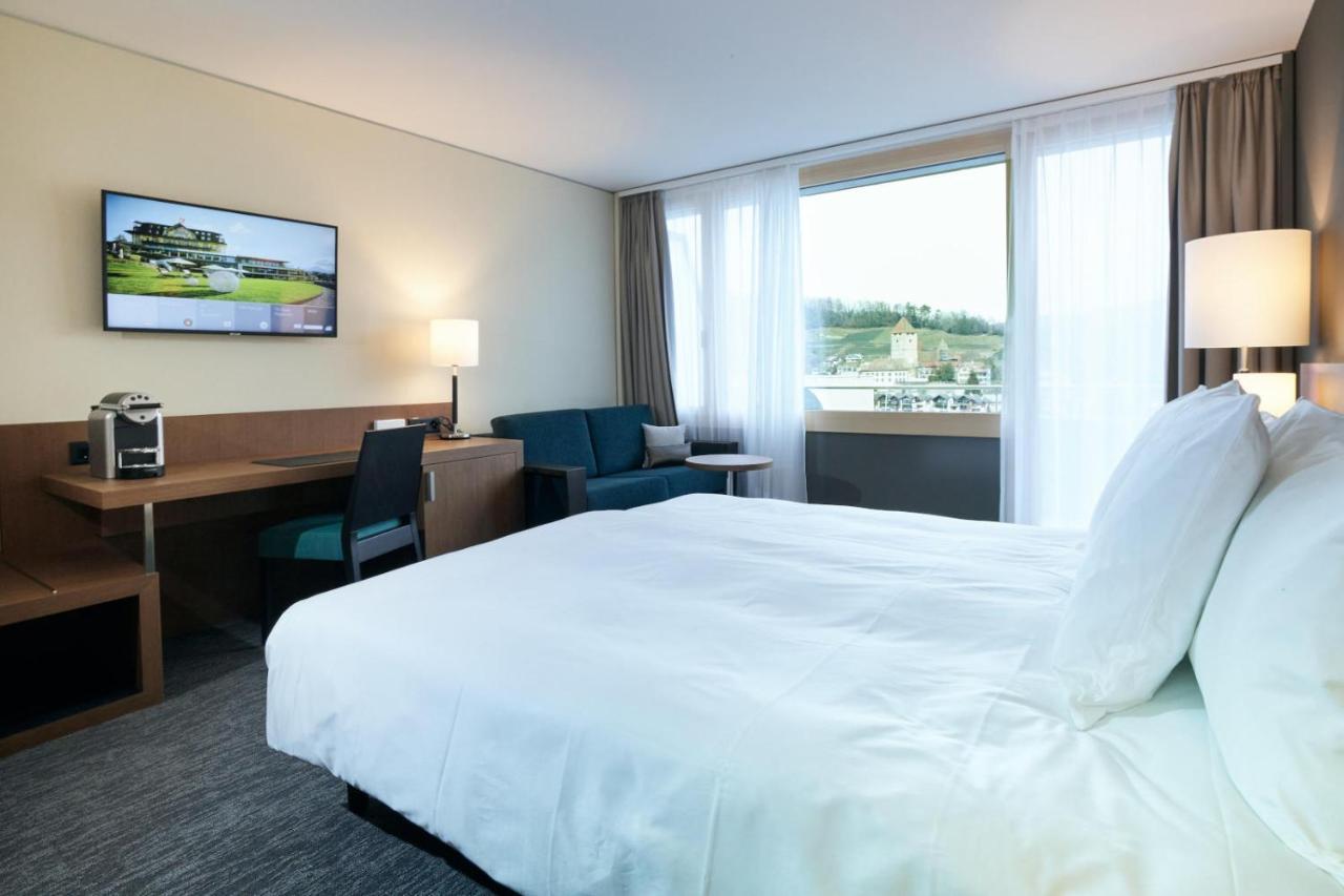 Belvedere Strandhotel Spiez Exterior foto
