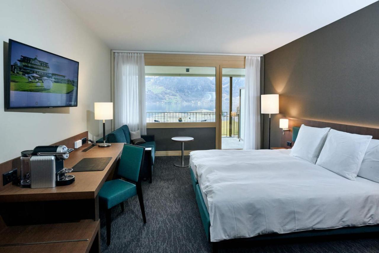 Belvedere Strandhotel Spiez Exterior foto