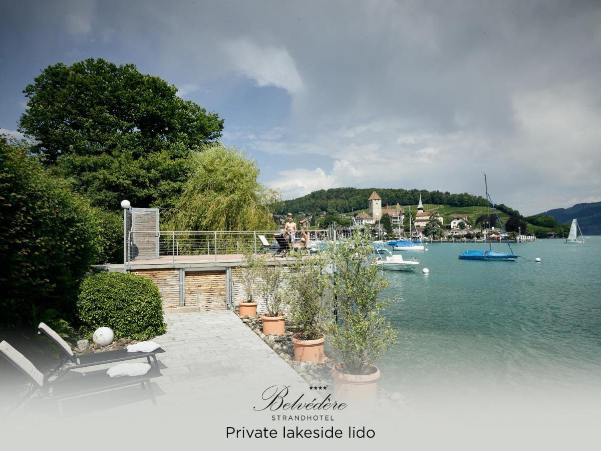 Belvedere Strandhotel Spiez Exterior foto