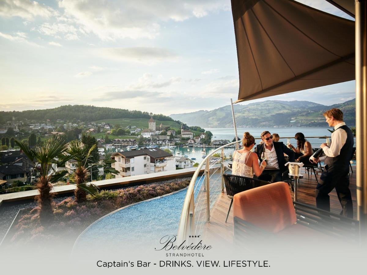 Belvedere Strandhotel Spiez Exterior foto
