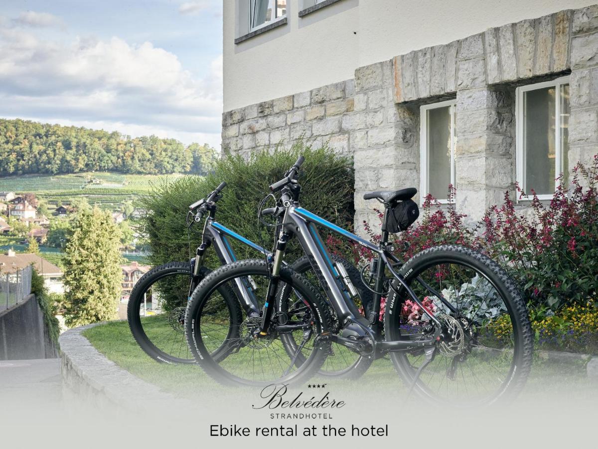 Belvedere Strandhotel Spiez Exterior foto