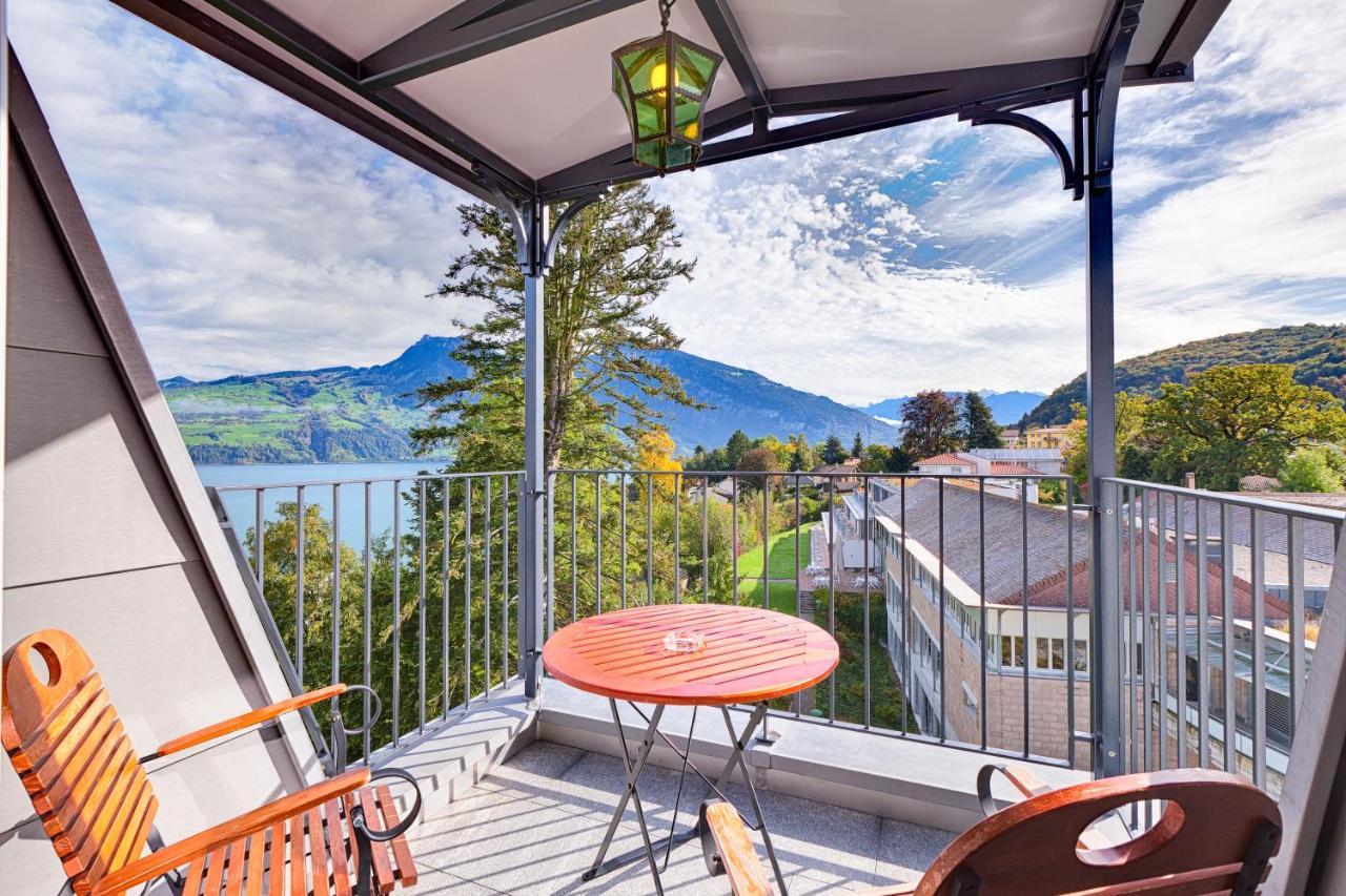 Belvedere Strandhotel Spiez Exterior foto