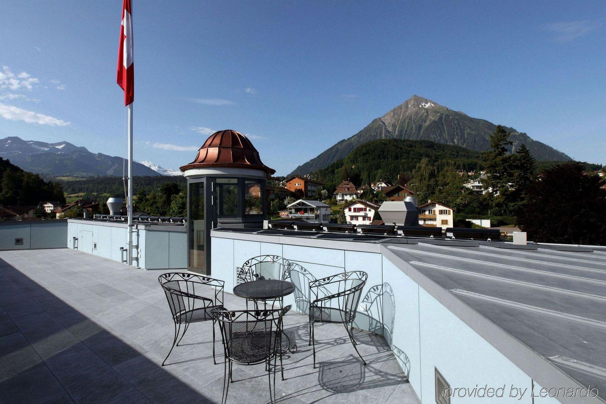 Belvedere Strandhotel Spiez Restaurante foto