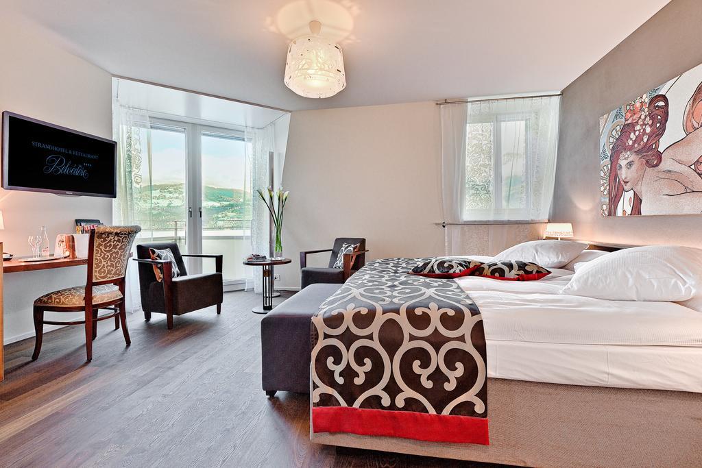 Belvedere Strandhotel Spiez Exterior foto
