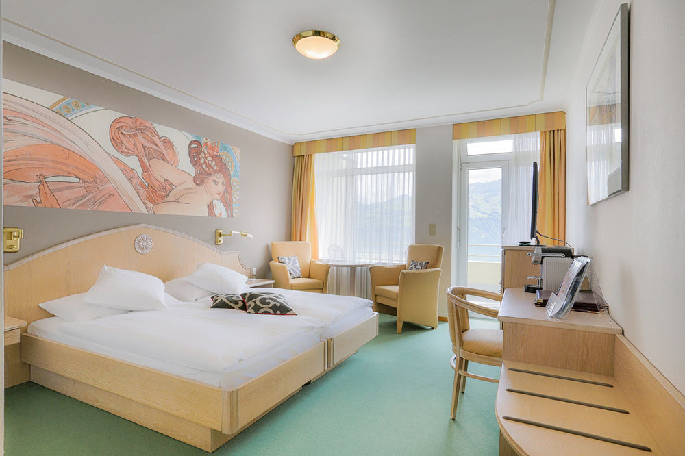 Belvedere Strandhotel Spiez Exterior foto