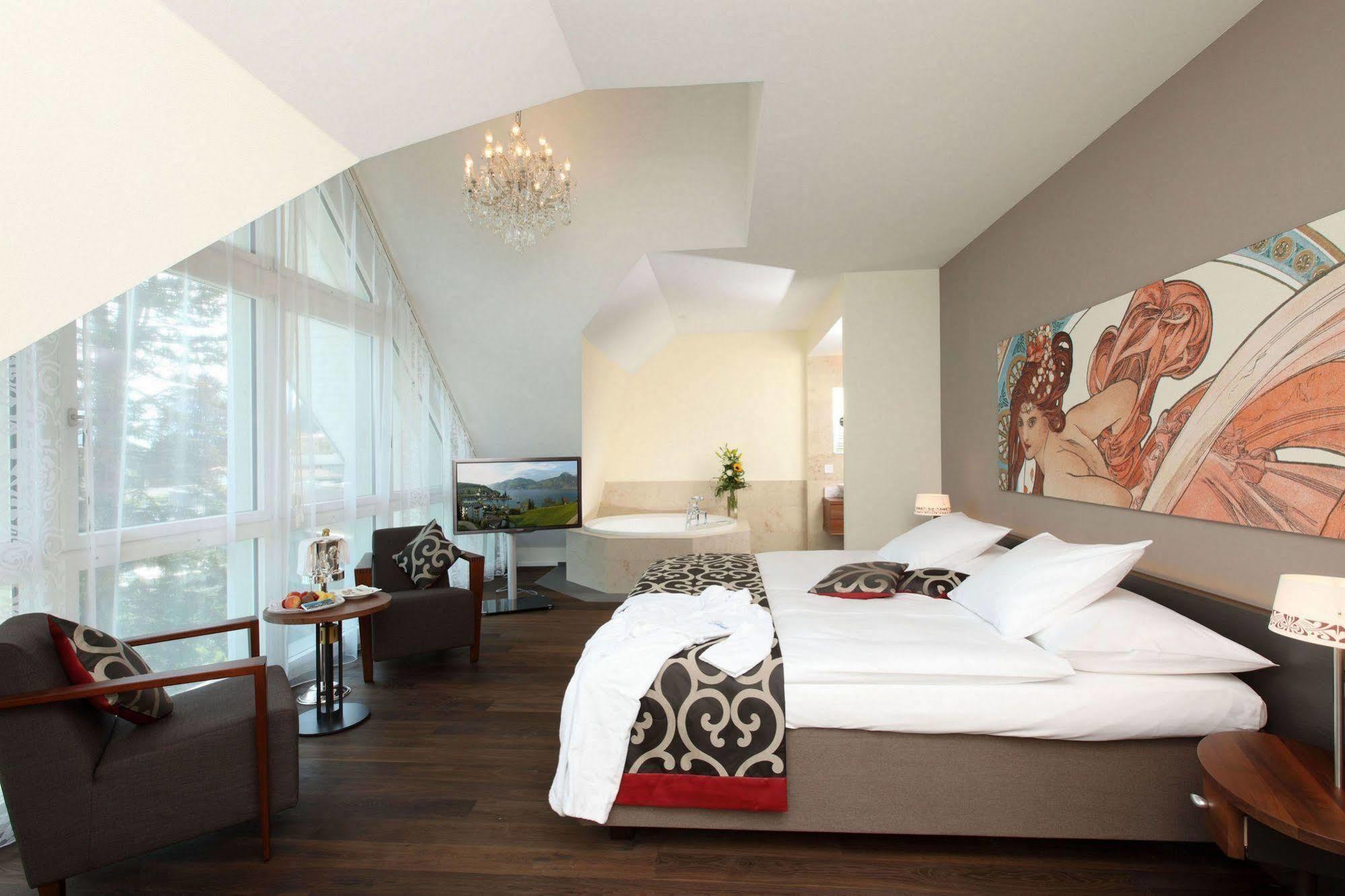 Belvedere Strandhotel Spiez Exterior foto