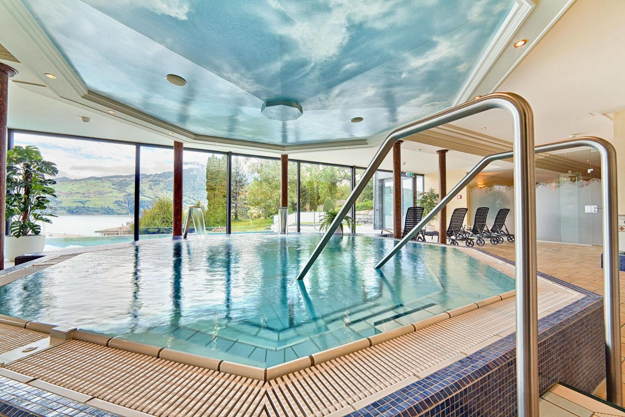 Belvedere Strandhotel Spiez Exterior foto